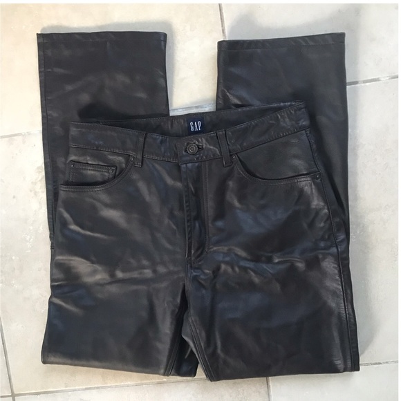 GAP Denim - Vintage GAP leather jeans, Like-New!